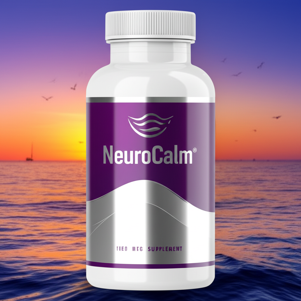 NeuroCalm supplement bottle - Front View